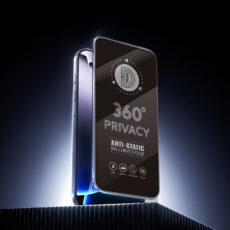 Prywatyzujące szkło hartowane iPhone 17 Pro Max dopasowanie krawędzi