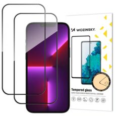 Szkło hartowane Wozinsky Full Glue Tempered Glass do iPhone Air, czarna ramka