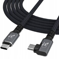 Kabel kątowy Wozinsky USB-C USB4 240W 8K 2 m