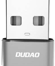 Adapter Dudao L16AC USB-C – USB-A widziany od strony wtyku USB-A